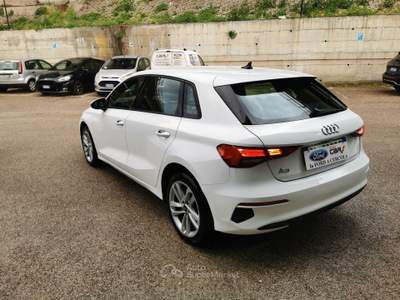 Audi A3 SPB 2.0 30 TDI 115cv Sportback Aut. Business Advanced Iva Detraibile Bianco usata Cercola