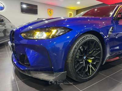 BMW Serie 4 M4 M4 CS COUPE' XD EDITION VR46 1/46 LASER H&K CARBON Blu/Azzurro usata Ciampino