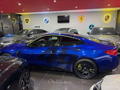BMW Serie 4 M4 M4 CS COUPE' XD EDITION VR46 1/46 LASER H&K CARBON Blu/Azzurro usata Ciampino