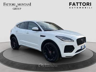 Jaguar E-Pace 2.0D I4 204 CV AWD Auto R-Dynamic Black Bianco usata Roma