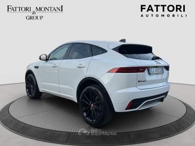 Jaguar E-Pace 2.0D I4 204 CV AWD Auto R-Dynamic Black Bianco usata Roma