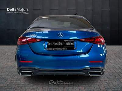 Mercedes-Benz Classe C  - c 300 d mhev amg line advanced  Blu/Azzurro usata Montecosaro