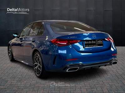 Mercedes-Benz Classe C  - c 300 d mhev amg line advanced  Blu/Azzurro usata Montecosaro