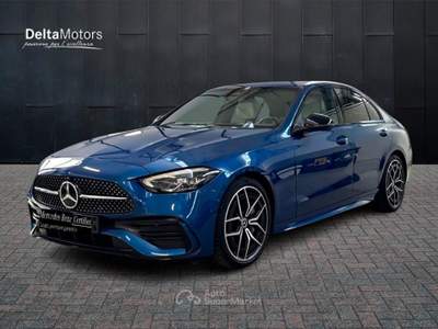 Mercedes-Benz Classe C  - c 300 d mhev amg line advanced  Blu/Azzurro usata Montecosaro