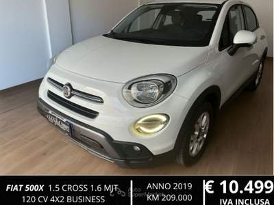 Fiat 500X Fiat 500 X 1.6 MJT 120 CV Bianco usata Aosta