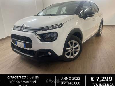 Citroen C3 CITROEN C3 Van Feel CV 102 Bianco usata Aosta