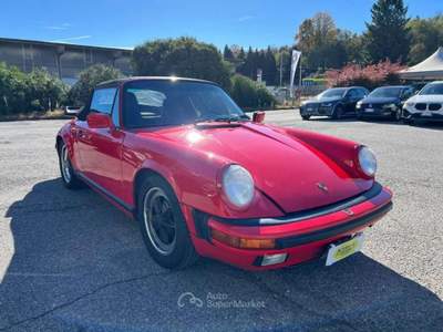 Porsche 911 3.2 Carrera Cabriolet Rosso usata Besozzo