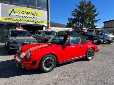 Porsche 911 3.2 Carrera Cabriolet Rosso usata Besozzo