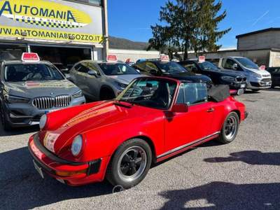 Porsche 911 3.2 Carrera Cabriolet Rosso usata Besozzo