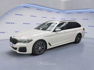 BMW Serie 5 520d 520d 48v Xdrive Touring Msport Bianco usata Cassola