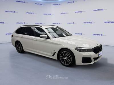 BMW Serie 5 520d 520d 48v Xdrive Touring Msport Bianco usata Cassola