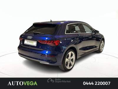 Audi A3 sportback 2.0 tdi s line edition 150cv s-tronic Blu/Azzurro usata Vicenza