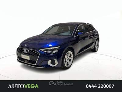 Audi A3 sportback 2.0 tdi s line edition 150cv s-tronic Blu/Azzurro usata Vicenza