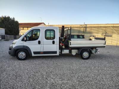 Fiat Ducato MAXI 35 2.3 Mjt 130CV 6M D.Cab. GRU FASSI*7 Posti*IVA Esposta Bianco usata Vedelago