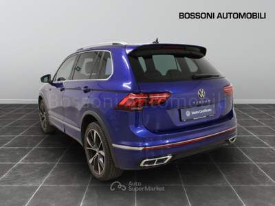 Volkswagen Tiguan 2.0 tdi scr 200cv r line 4motion dsg Blu/Azzurro usata Cremona
