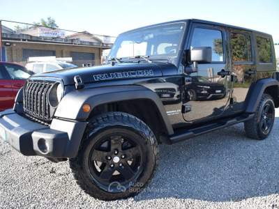 Jeep Wrangler Unlimited 2.8 CRD DPF Rubicon Nero usata Montalto di Castro