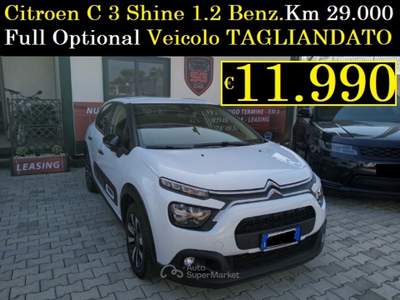 Citroen C3 KM TAGLIANDATI Bianco usata Napoli