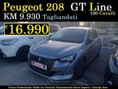 Peugeot 208 KM 9.930 Tagliandati Grigio usata Napoli