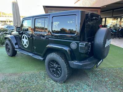 Jeep Wrangler Unlimited 2.8 CRD DPF Sahara Auto 92000KM Nero usata Curno