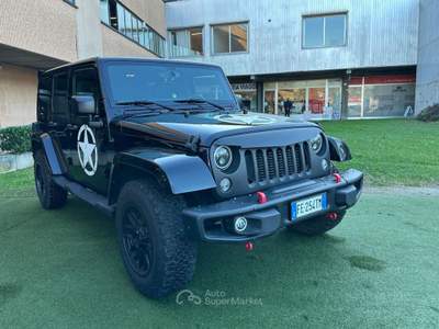 Jeep Wrangler Unlimited 2.8 CRD DPF Sahara Auto 92000KM Nero usata Curno