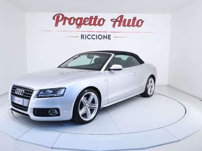 Audi A5 A5 Cabrio 2.0 tdi S-LINE NAVI TEL B&O R19" UNIPR Grigio usata Riccione