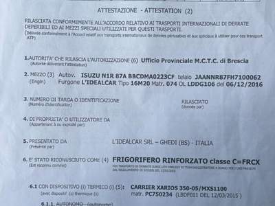 Isuzu M21 Large F 1.9 TDI PL-RG Cabinato Bianco usata Lariano