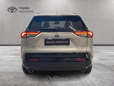 Toyota RAV4 RAV4 2.5 PHEV E-CVT AWD-i More Dynamic Argento usata Caresanablot