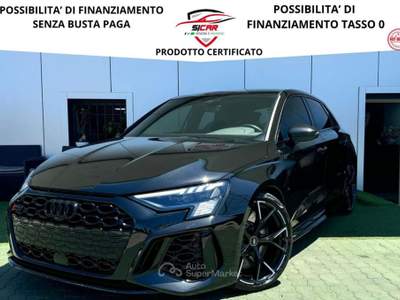 Audi RS 3 RS3 SPORTBACK SPB TFSI quattro S tronic Nero usata Napoli
