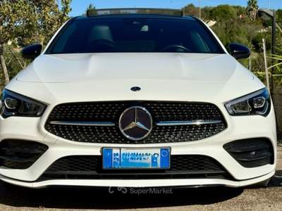 Mercedes-Benz CLA Splendida MERCEDES BENZ CLA SHOOTING BRAKE 200d Premium AMG Bianco usata Sassari