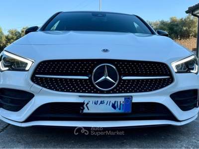 Mercedes-Benz CLA Splendida MERCEDES BENZ CLA SHOOTING BRAKE 200d Premium AMG Bianco usata Sassari