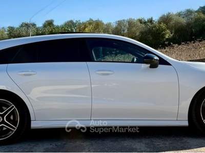 Mercedes-Benz CLA Splendida MERCEDES BENZ CLA SHOOTING BRAKE 200d Premium AMG Bianco usata Sassari