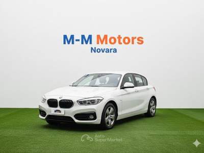 BMW Serie 1 116d d 5p. Business Bianco usata Galliate