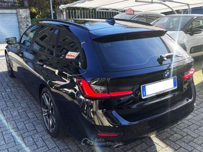 BMW Serie 3 318 318 TOURING mhev 48V Hybrid SPORT Automatic // IVA ESPOSTA // VIRTUAL // Navi // LED // Pelle // PROMO !! Nero usata Barzanò