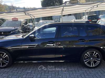 BMW Serie 3 318 318 TOURING mhev 48V Hybrid SPORT Automatic // IVA ESPOSTA // VIRTUAL // Navi // LED // Pelle // PROMO !! Nero usata Barzanò