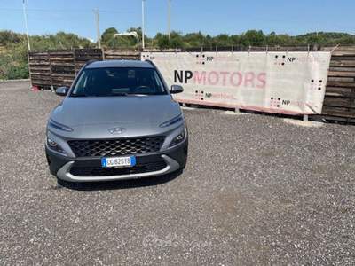 Hyundai Kona 1.6 CRDI 115CV Hybrid 48V DCT XLine Grigio usata CATANIA