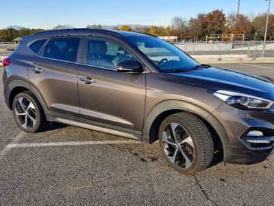 Hyundai Tucson Cambio automatico, pelle totale, tettuccio panoramico Marrone usata Busnago