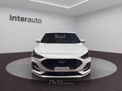 Ford Focus 1.0 EcoBoost Hybrid 125 CV 5p. ST-Line Bianco usata Monza