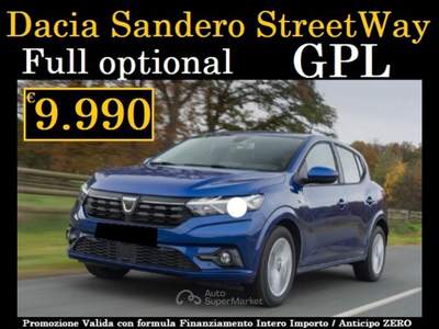 Dacia Sandero StreetWay GPL Nero usata Napoli