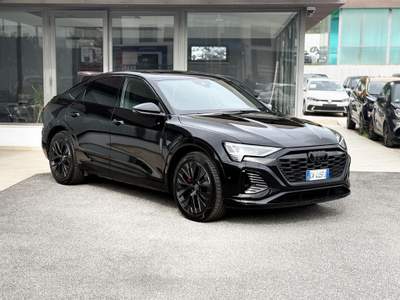 Audi Q8 e-tron Sportback 55 Quattro S Line 408 cv - 2024 Nero usata Roma