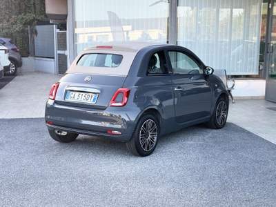 Fiat 500 Benzina 69CV E6 Neo. Cabrio - 2020 Grigio usata Roma