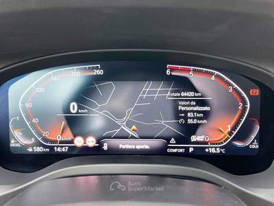 BMW X4 2.0 Diesel 190CV E6 Automatica - 2021 Nero usata Roma