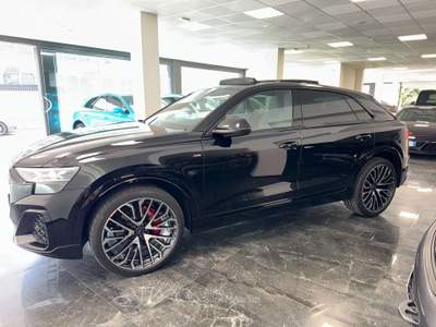 Audi Q8 50TDI 286CV Quat. tiptr. S-LINE TETTO CERCHI 23RS Nero usata Villa Carcina