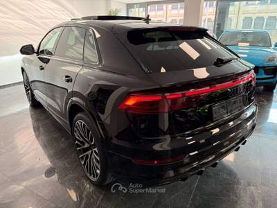 Audi Q8 50TDI 286CV Quat. tiptr. S-LINE TETTO CERCHI 23RS Nero usata Villa Carcina
