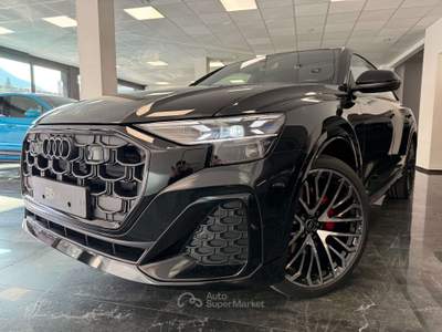 Audi Q8 50TDI 286CV Quat. tiptr. S-LINE TETTO CERCHI 23RS Nero usata Villa Carcina