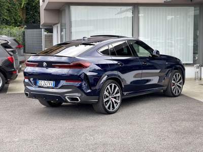 BMW X6 3.0 Mild/Hybrid 286CV Msport E6 - 2021 Blu/Azzurro usata Roma