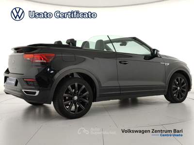 Volkswagen T-Roc cabriolet 1.5 tsi r-line dsg Nero usata Bari