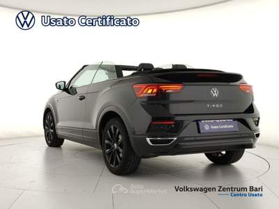 Volkswagen T-Roc cabriolet 1.5 tsi r-line dsg Nero usata Bari
