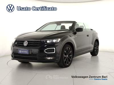 Volkswagen T-Roc cabriolet 1.5 tsi r-line dsg Nero usata Bari