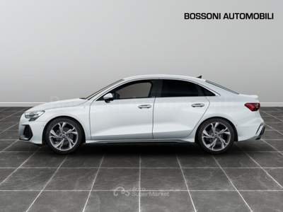 Audi A3 sedan 1.5 tfsi mhev 48v 150cv s line edition Bianco usata Cremona