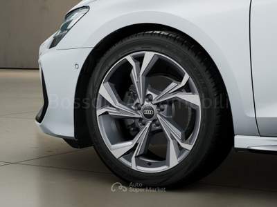 Audi A3 sedan 1.5 tfsi mhev 48v 150cv s line edition Bianco usata Cremona